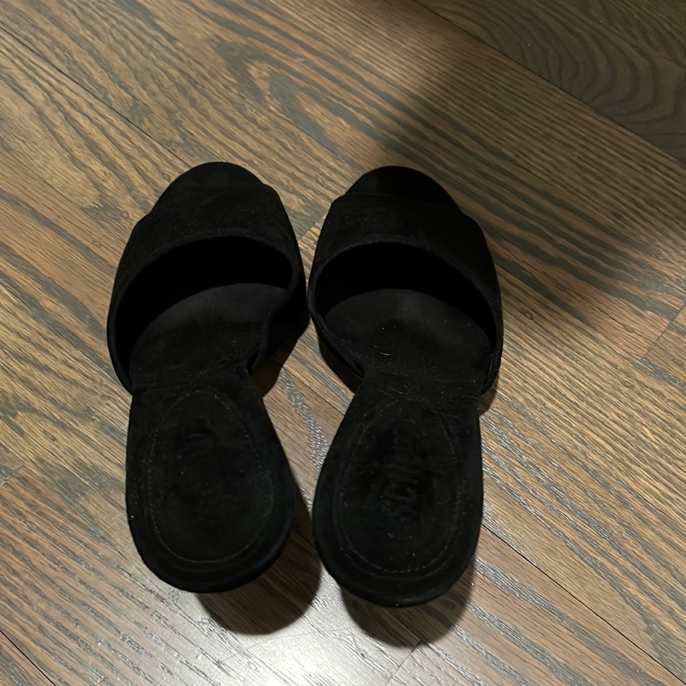Schutz black suede shoes size 7B. Worn twice